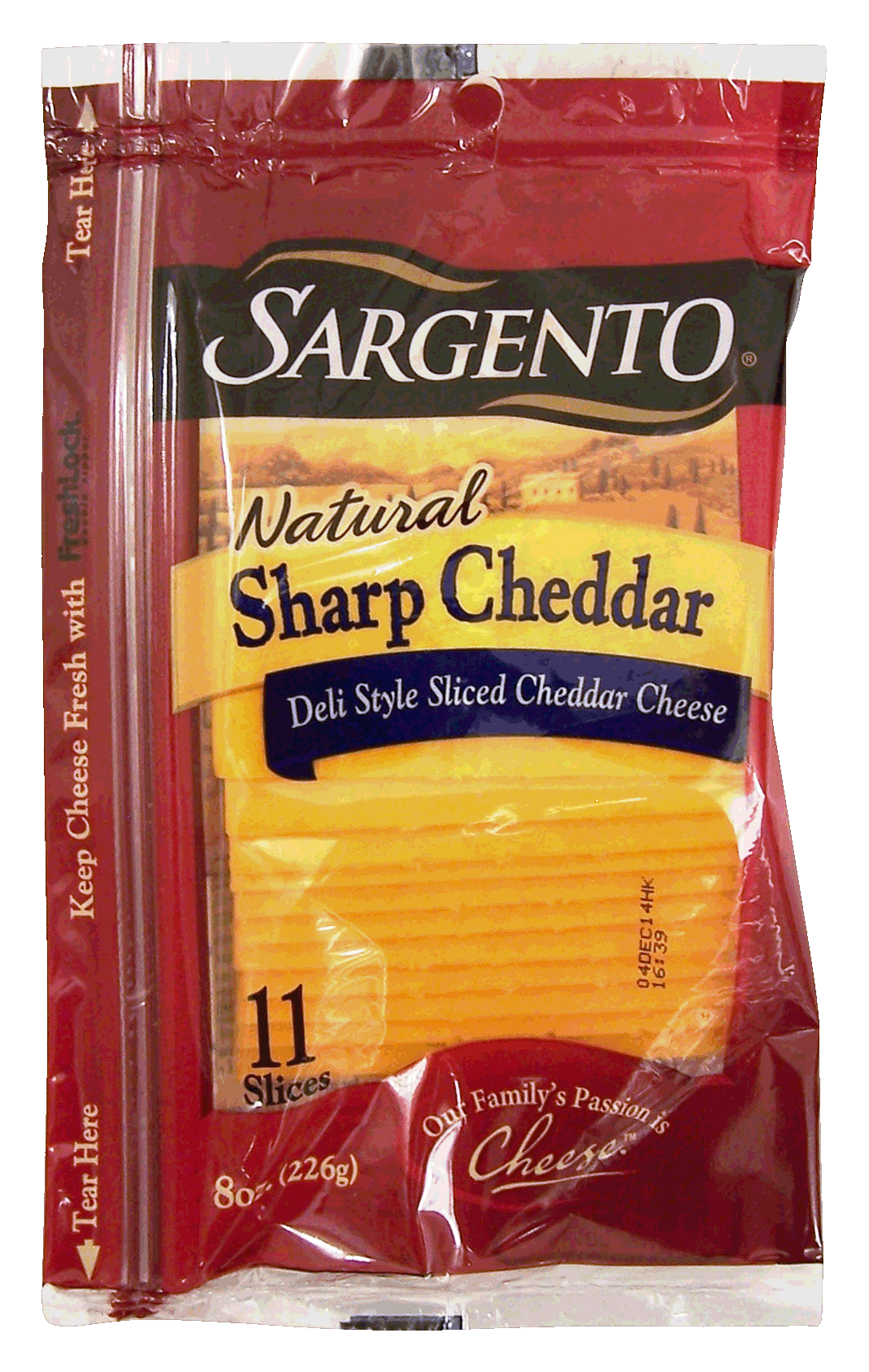 Sargento(R) Natural Deli Style Sharp Cheddar Thin Slices 11 Ct Full-Size Picture